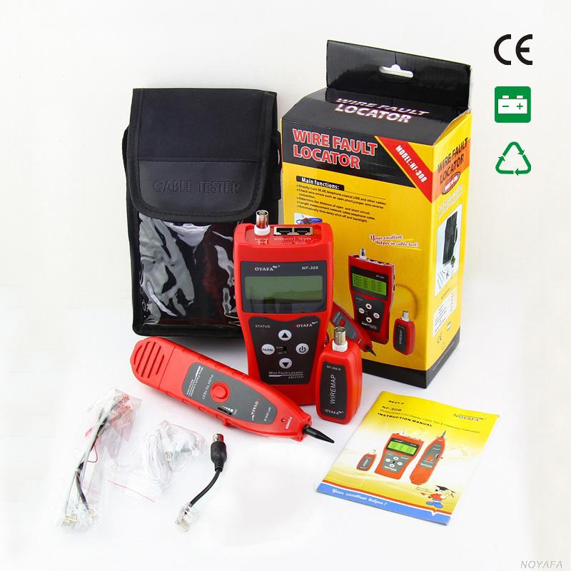 Máy test mạng, dò dây mạng RJ45, RJ11, BNC- NOYAFA -NF 308 cao cấp