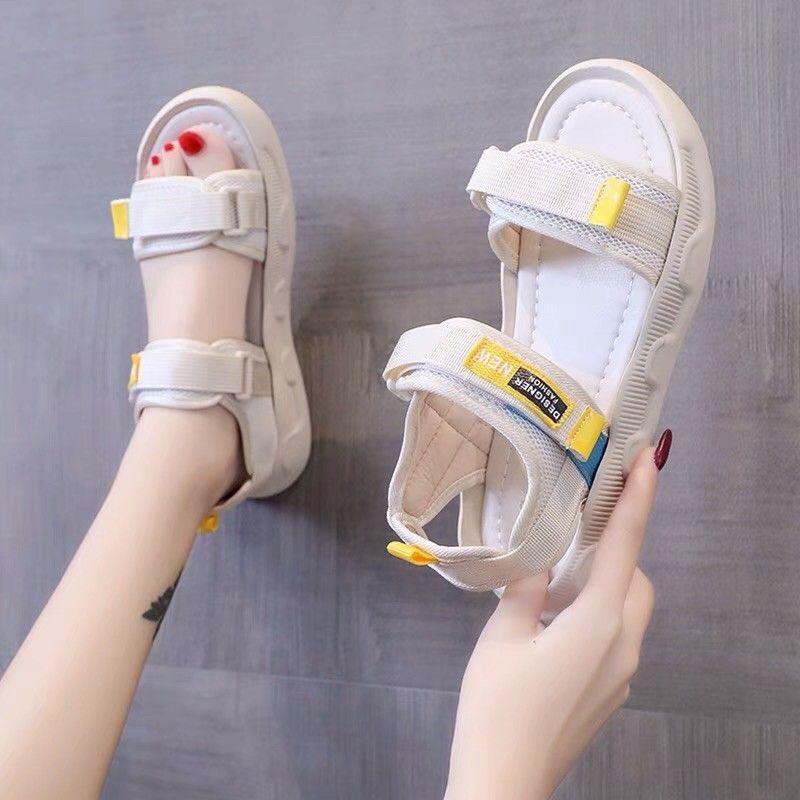 Giày dép sandal đế bánh mỳ dây mảnh