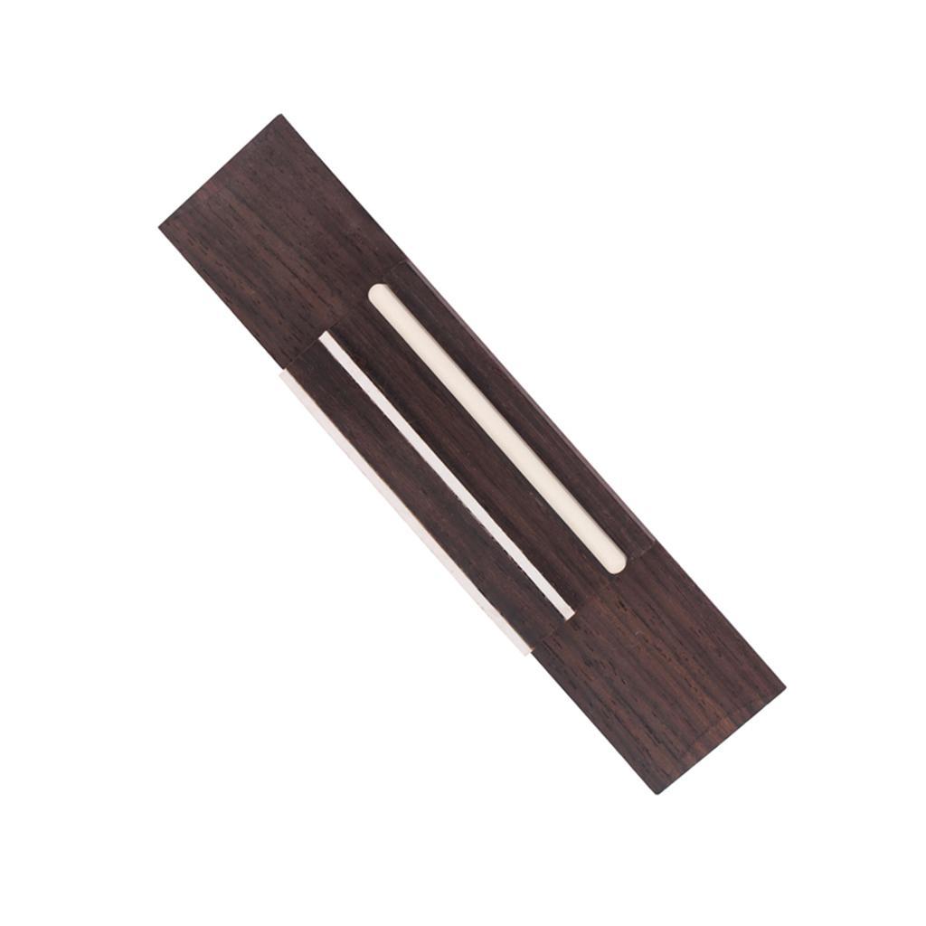 4 String Rosewood Acoustic Guitar Bone Bridge Saddle for String Instrument