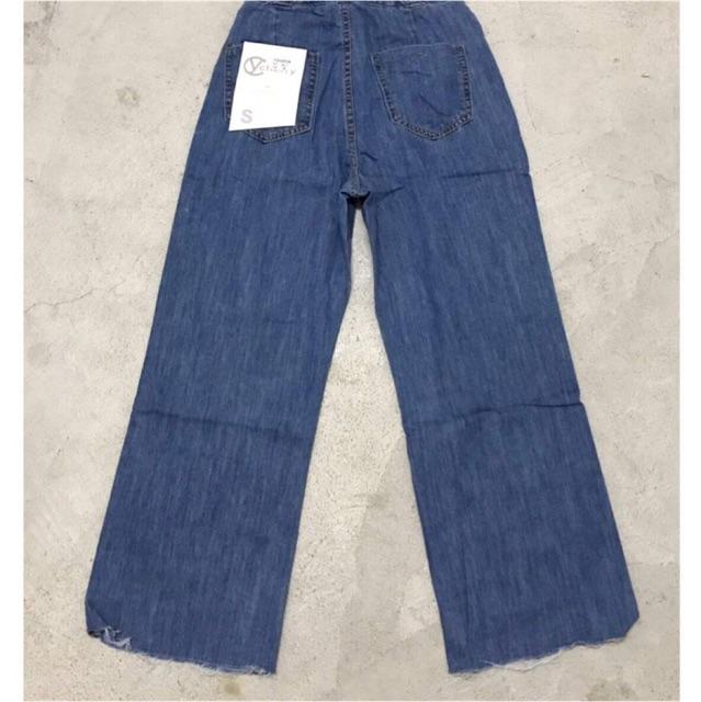 QUẦN JEANS XUÔNG DÀI RÁCH Màu đẹp- hình thật chính chủ