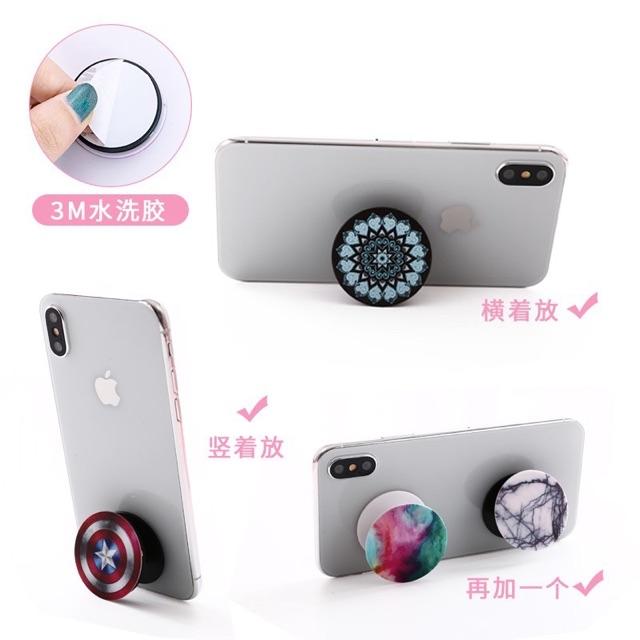 (20 mẫu) Popsocket hoạt hình đỡ điện thoại, quấn tai nghe