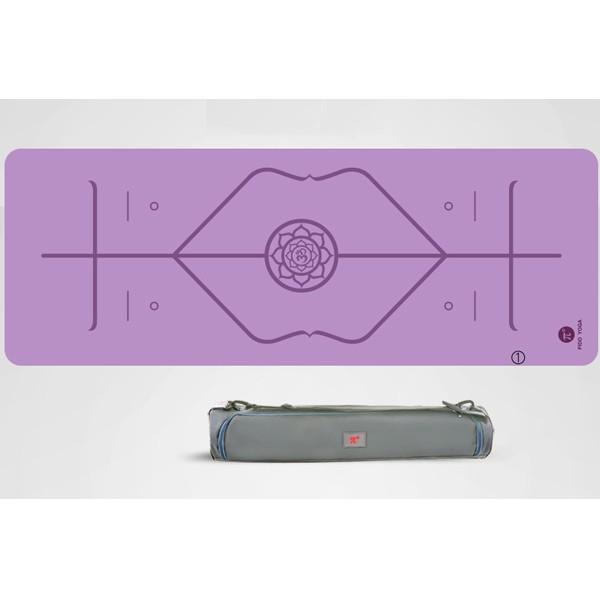 Thảm tập Yoga PIDO định tuyến PU cao cấp 5mm chống trơn trượt tốt