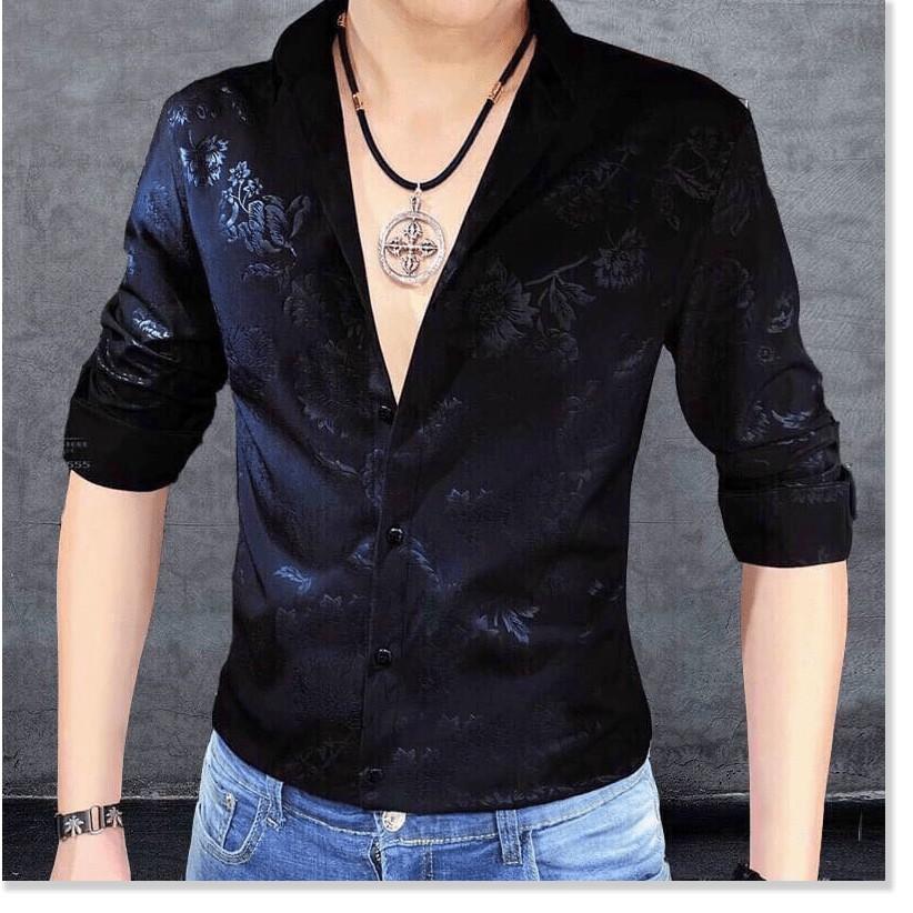 ÁO SƠ MI NAM TAY DÀI , CỰC CHẤT HỌA TIẾT BAO ĐẸP DÀNH CHO GIỚI TRẺ KHÁNH AN STORE