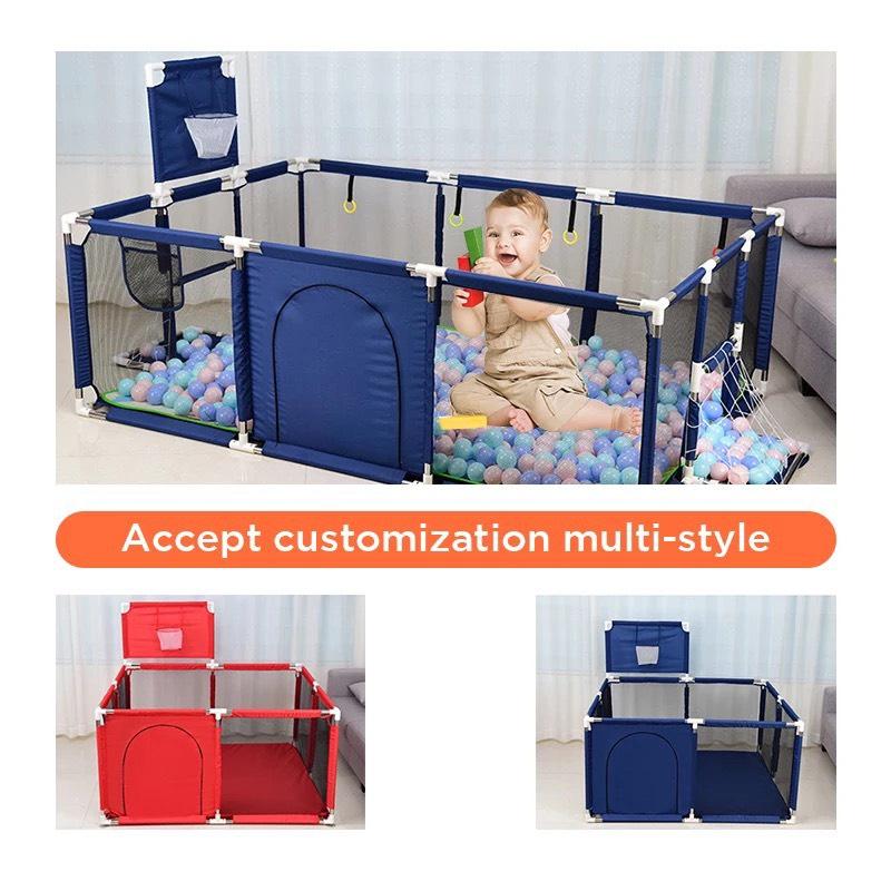 Quây bóng rổ MOMMYKIDS MINH CHÂU Quây cũi kiêm nhà bóng hình chữ nhật 1m2.2m30 cm