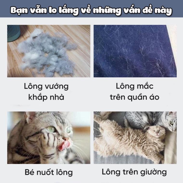 Lược chải lông chó mèo có nút bấm