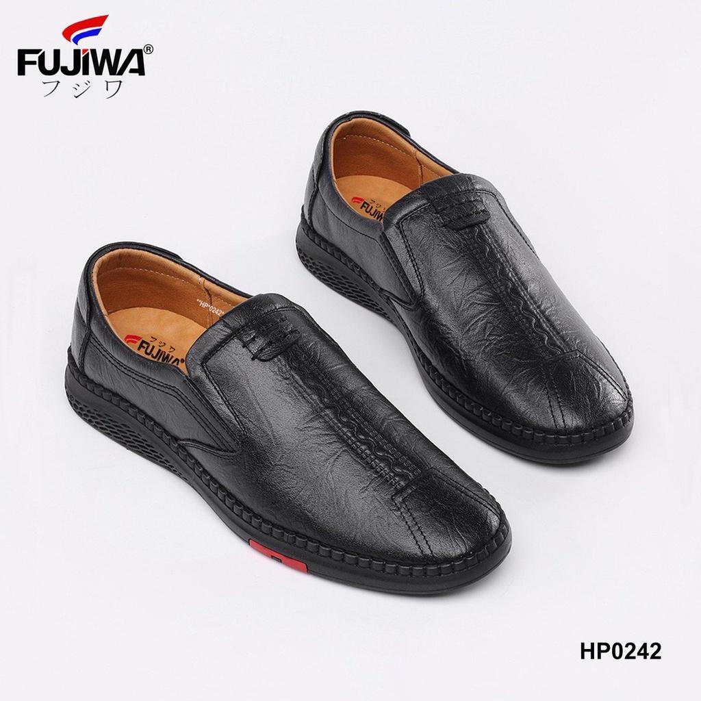 Giày Lười Da Bò Nam Fujiwa - HP0242. 100% Da bò thật Cao Cấp loại đặc biệt. Giày được đóng thủ công