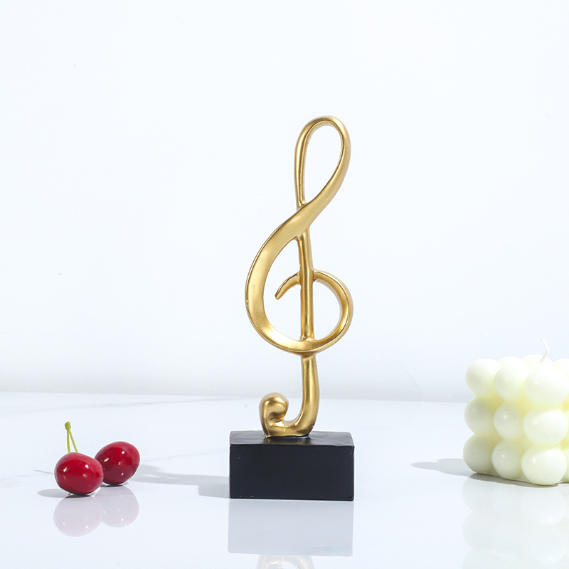 Nhấn chuột lên hình để phóng to Mô hình 3 nốt nhạc, khoá sol mạ đồng bàn làm việc decor trang trí nhà cửa - Hàng chính hãng