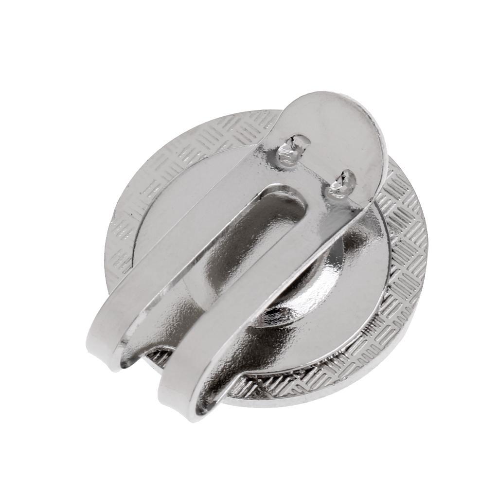 2x Metal Golf Hat Clip with Golf Ball Marker Chinese Pattern - Lightweight And Strong Styles for Choice
