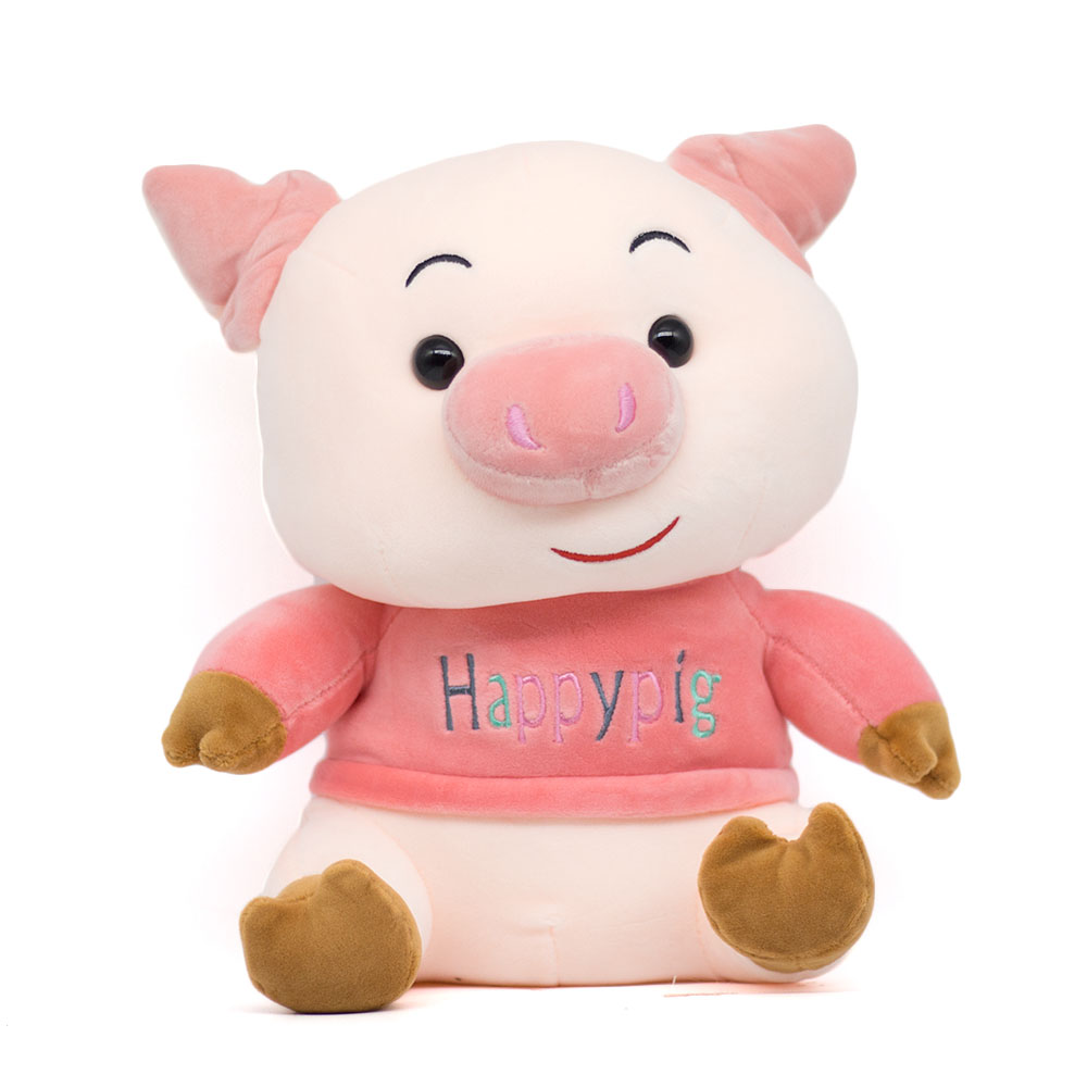 Thú Bông Heo Happy Con Pig Dễ Thương (30CM) - Màu ngẫu nhiên