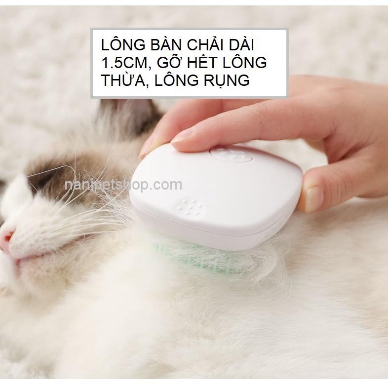 ️Siêu phẩm Lược chải lông chó mèo T9 Pakeway 3 màu siêu đẹp, Lược đẩy lông hình trứng Massage thú cưng - Nà Ní Pet Shop