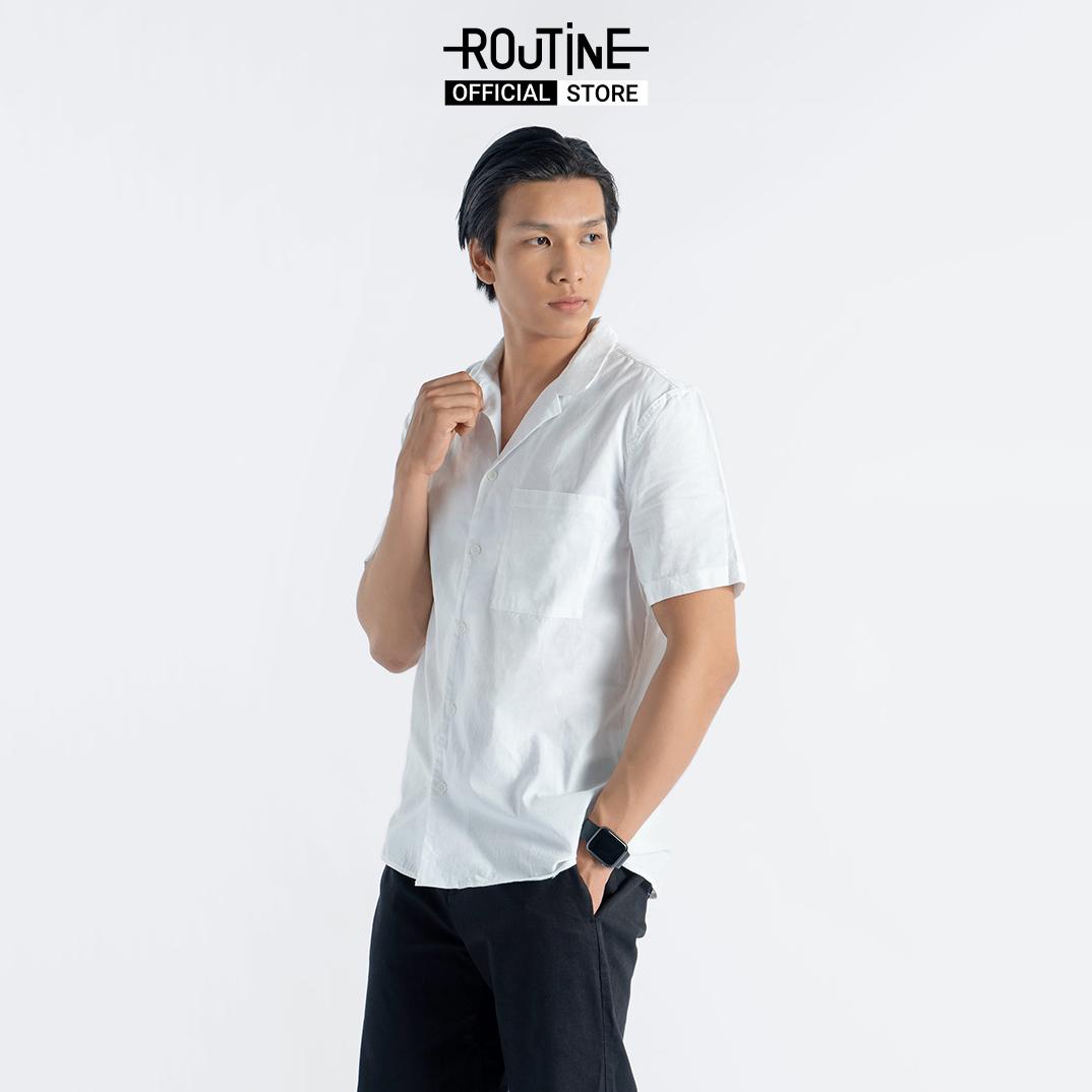 Áo Sơ Mi Nam Tay Ngắn Cuban Shirt Form Regular - Routine 10S22SHS011