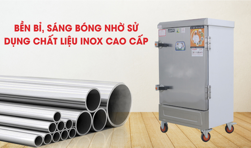 Tủ Hấp Giò Chả,Thực Phẩm 40 Kg/Mẻ Dùng Điện 8Khay Nhập Khẩu NEWSUN, Năng Suất Cao - Hàng Chính Hãng