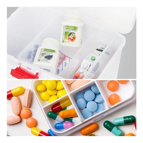 Bộ 2 hộp đựng thuốc chuyên dụng gia đình