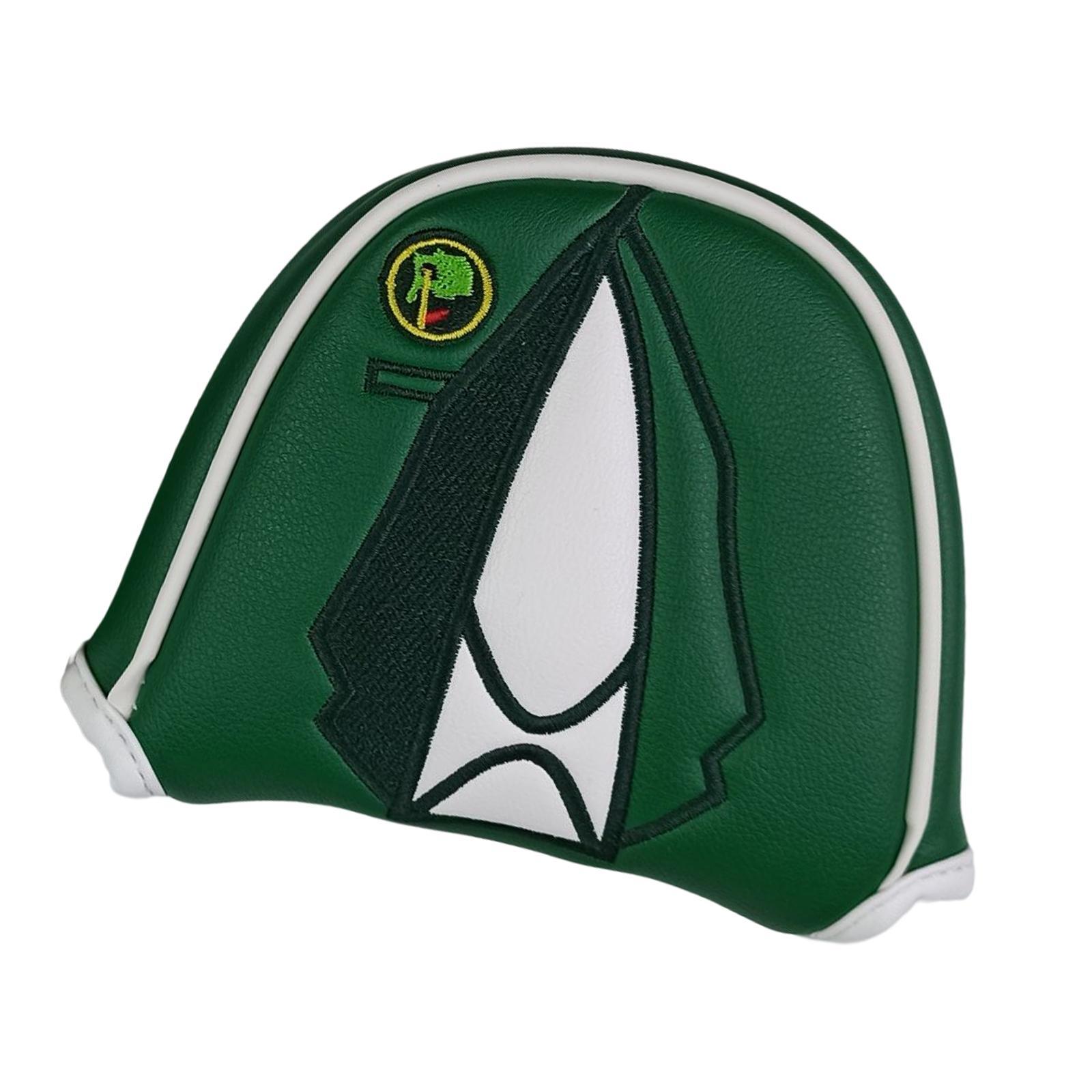 Golf Mallet Putter Head Cover  Closure Durable Waterproof PU Leather