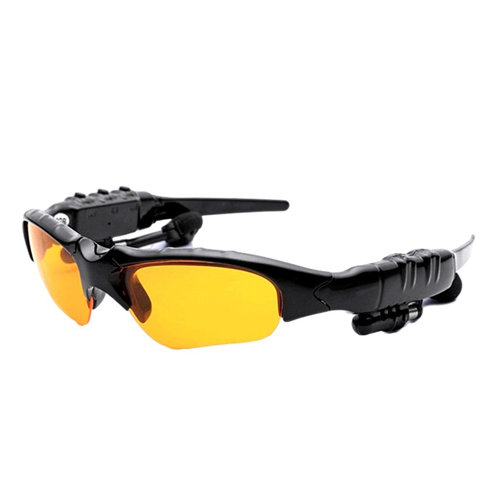 Sports Bluetooth Sunglasses Headset Headphone for Men Earpiece Hands-Free