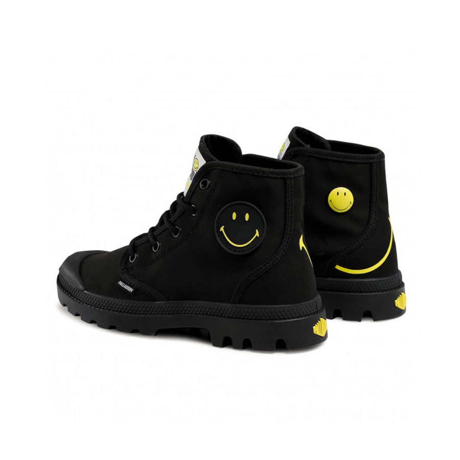 Giày Palladium Pampa Hi X Smiley Be Kind Vegan 77079-008-M