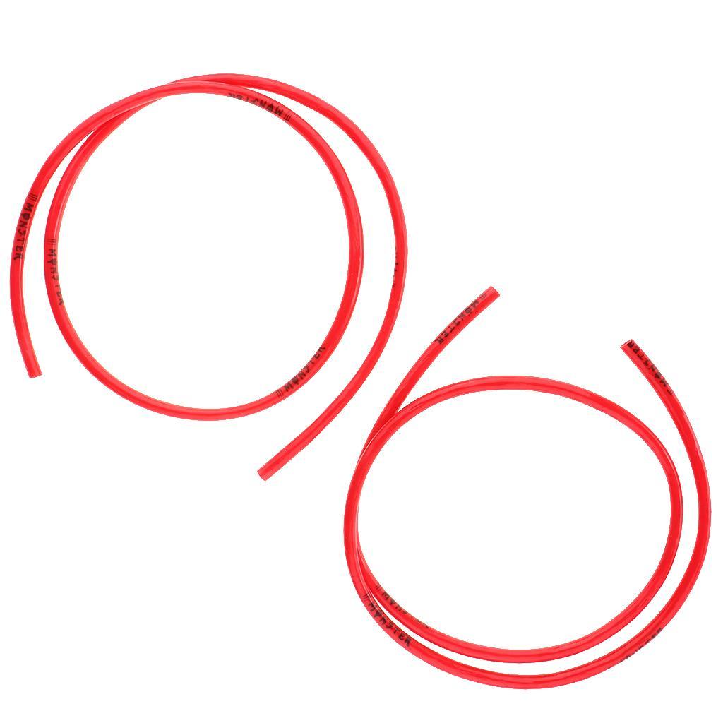 Universal Brake Line Clutch Oil Hose Pipe Fitting for Motorcycle  Red