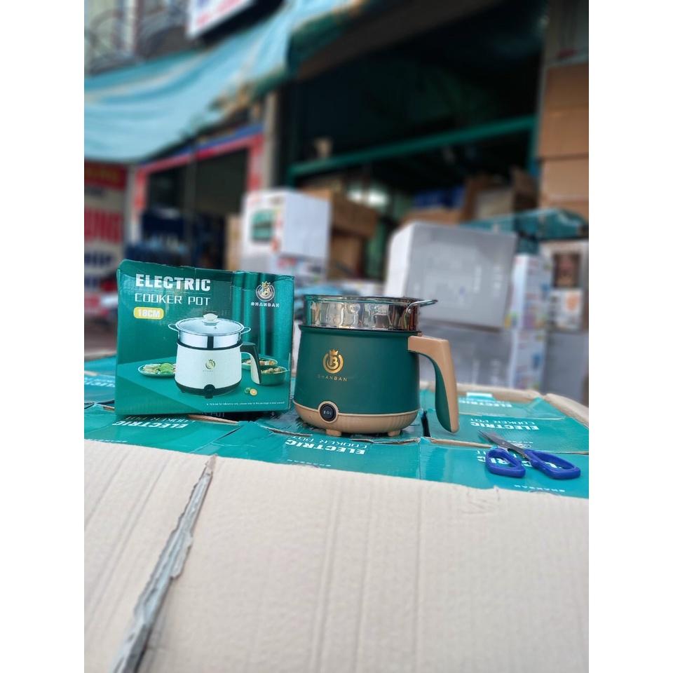 Nồi Điện Mini 2 Tầng Đa Năng Tặng Kèm Khay Hấp cho 1-2 người