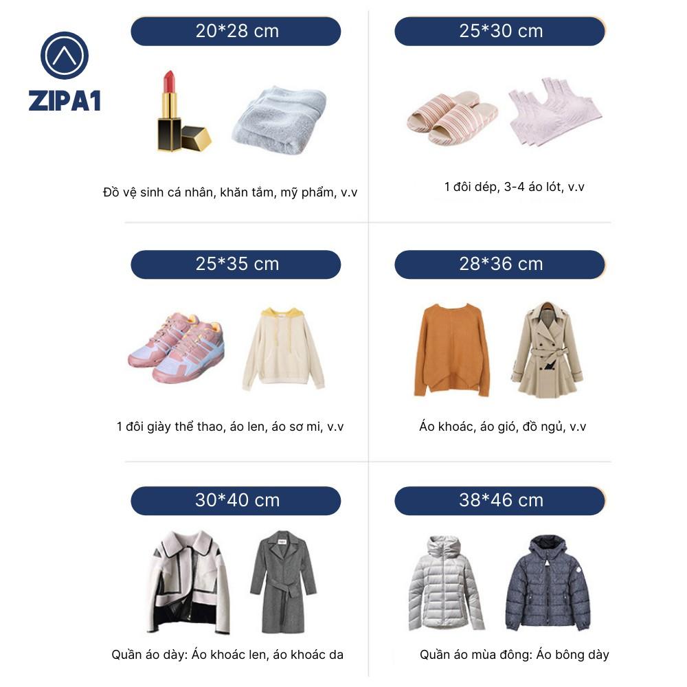 10 Túi zip lụa 2 MẶT NHÁM siêu đẹp, bền, siêu chống thấm, tiện lợi - Túi zipper A1005 - Zip A1
