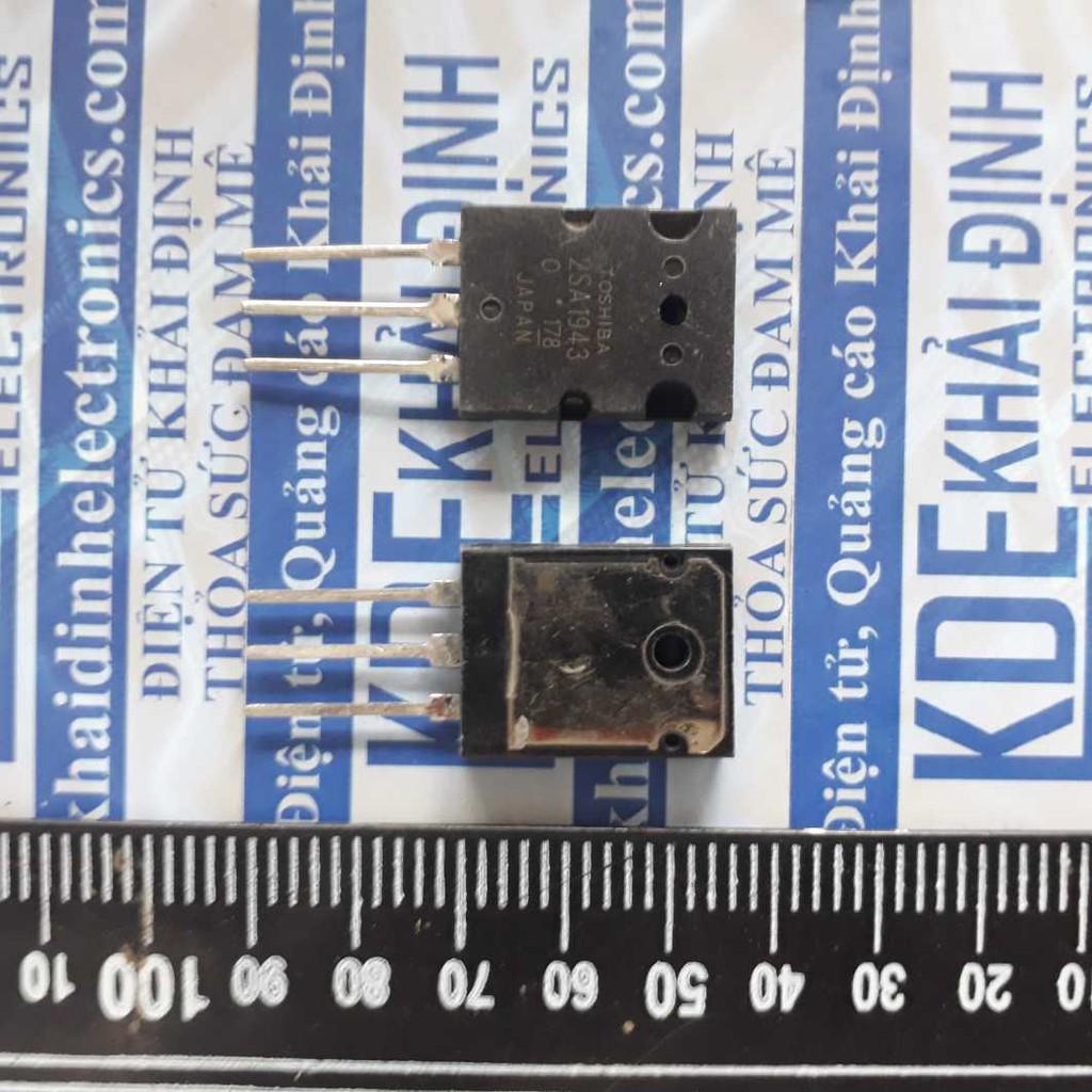 2SA1943 A1943 PNP-TRANS 15A 230V TO-3P (CẶP VỚI 2SC5200) KDE1565