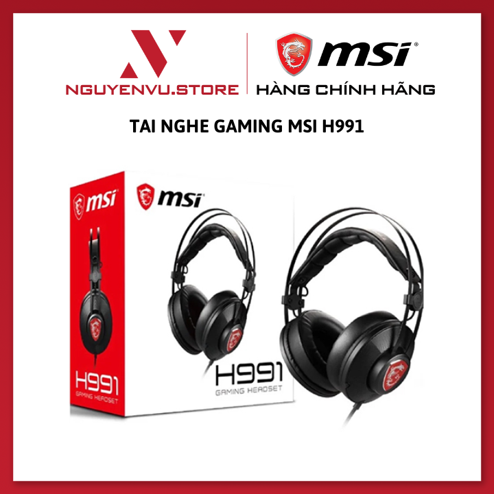 Tai nghe MSI gaming H991 - Hàng chính hãng