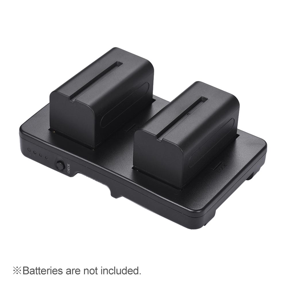 F2-BP NP-F Battery to V-Mount Battery Converter Adapter Plate Fit F970 F750 F550 Replacement for Canon 5D2 5D3 DSLR