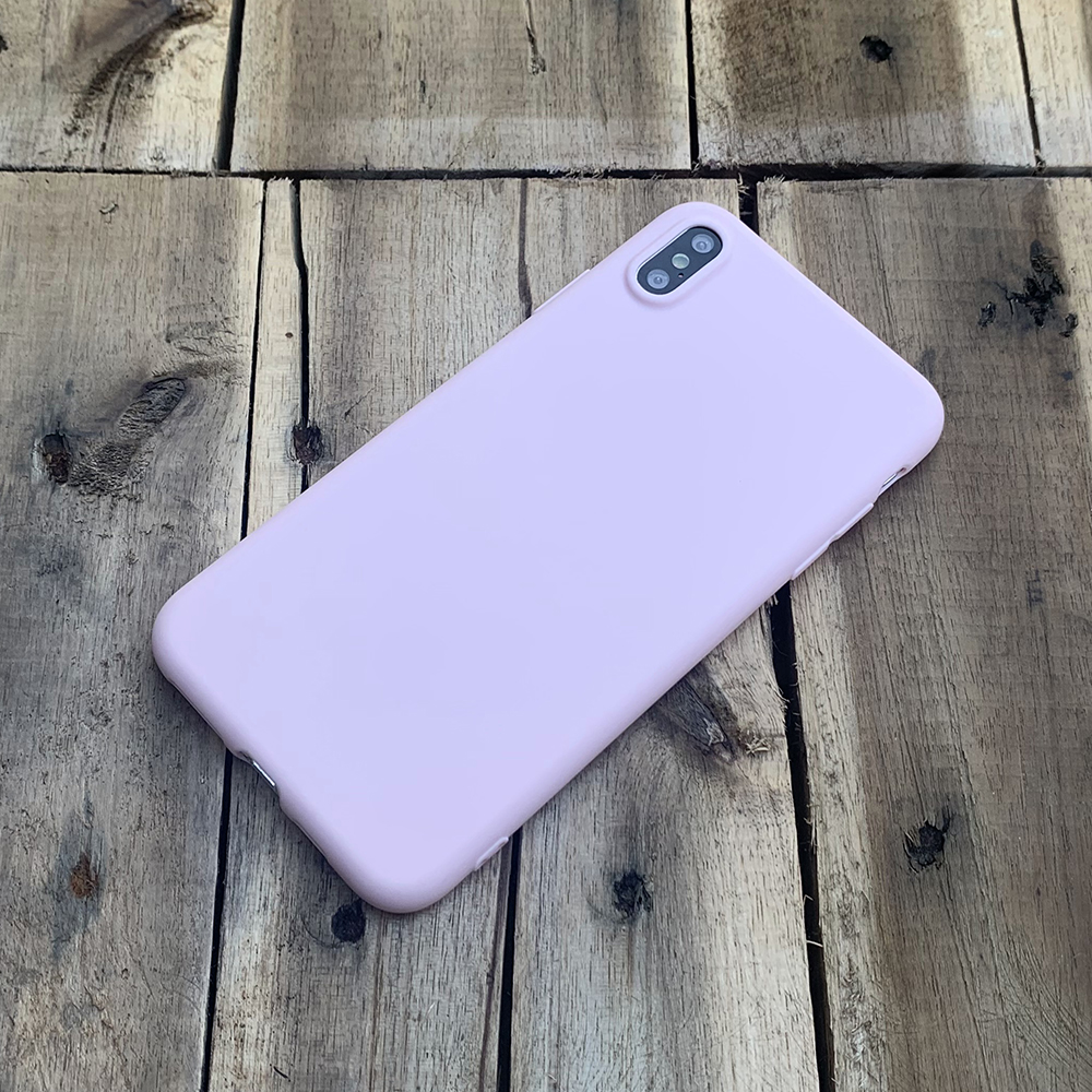 Ốp lưng dẻo mỏng dành cho iPhone X / iPhone XS - Màu hồng