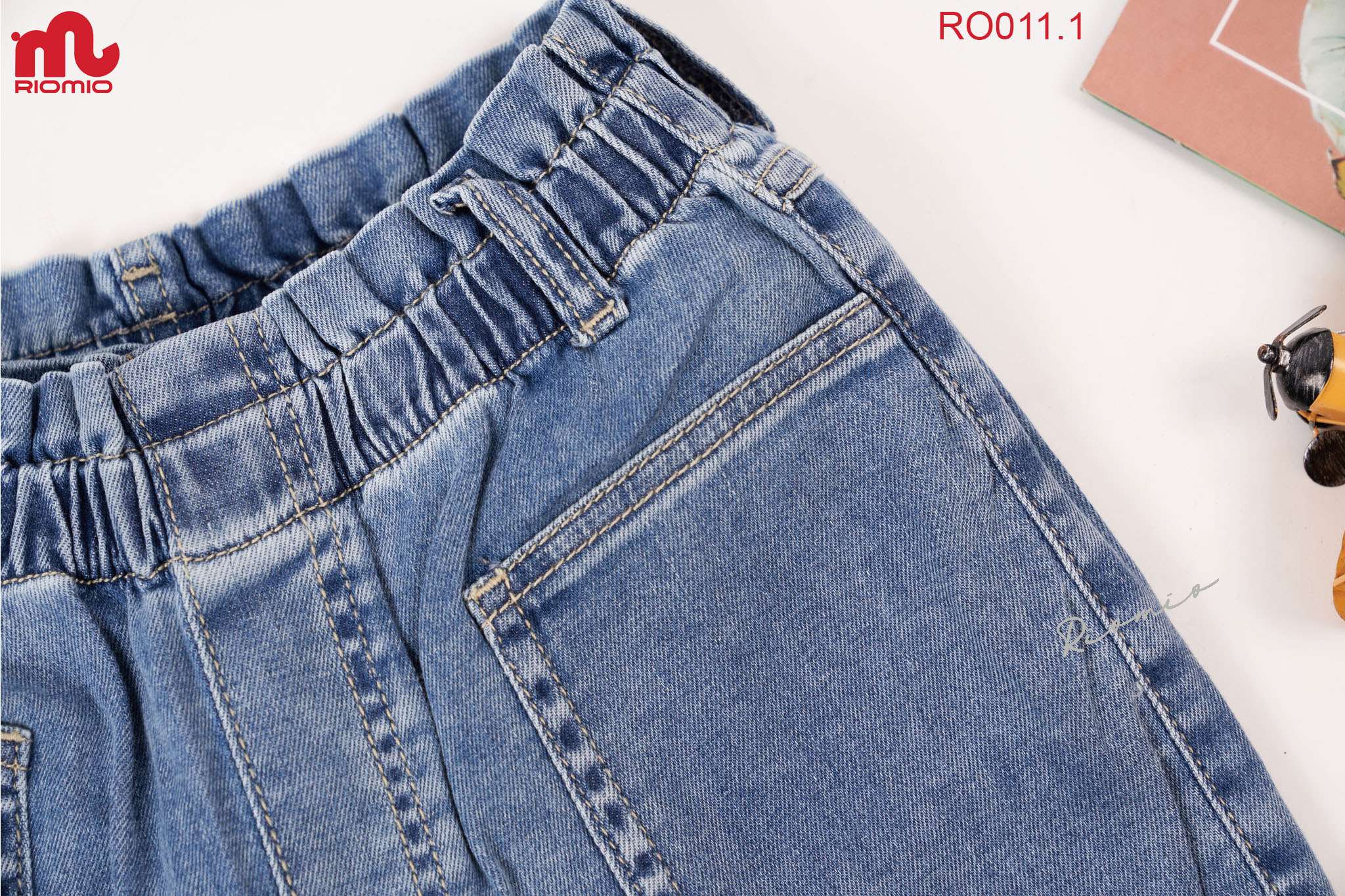 Quần jeans bé gái [Denim cotton USA] chính hãng RIOMIO - RO011.1 màu light