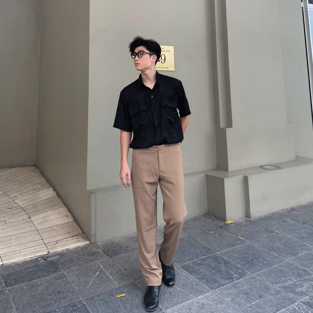 Áo Sơ Mi BLACK BUTTONS SHIRT VANBYVN