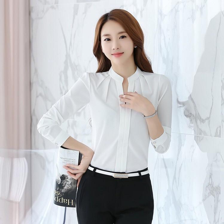Áo sơ mi tay dài Hàn Quốc