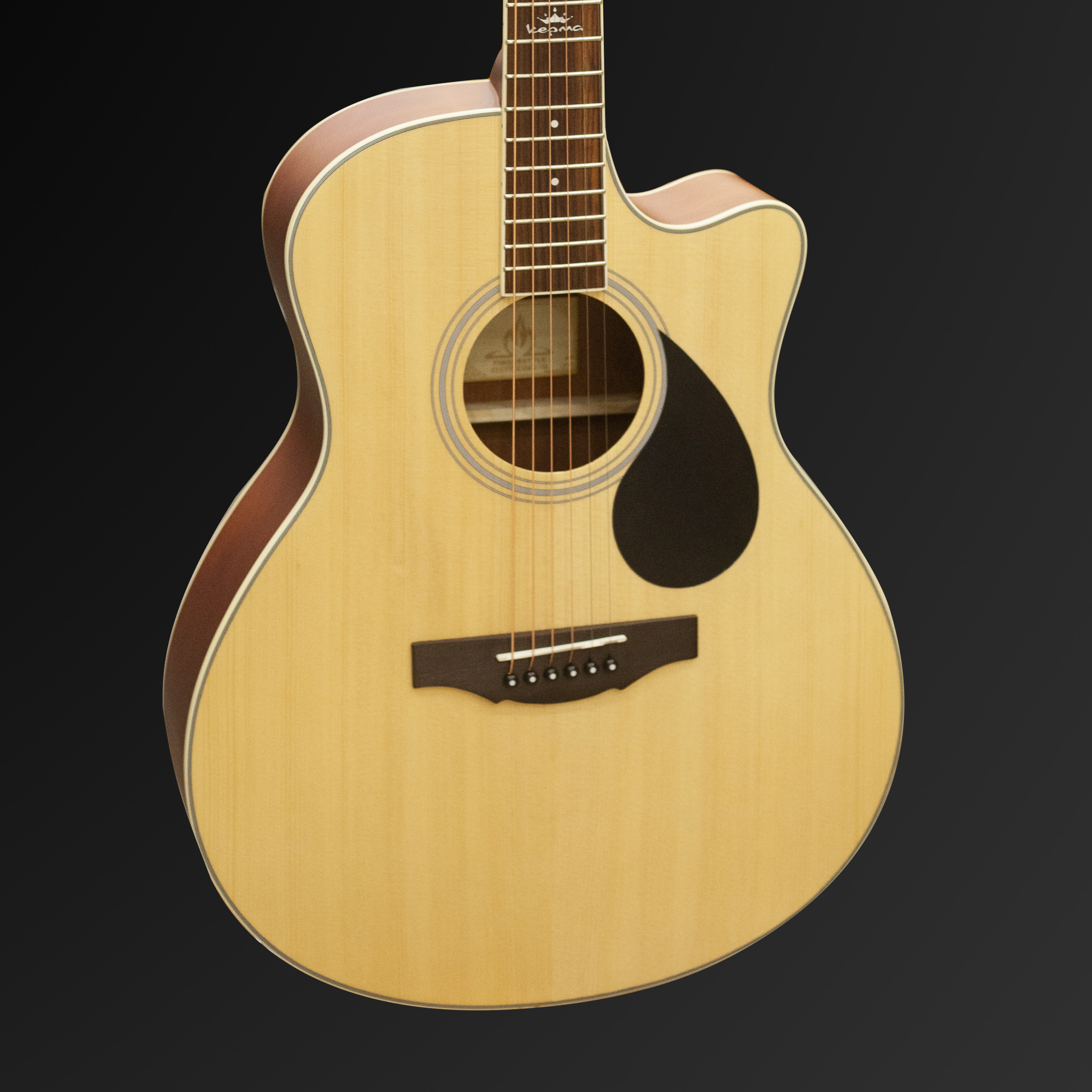 Đàn Guitar Acoustic Kepma A1C chất lượng cao- Tặng Kèm Đầy Đủ Phụ Kiện Bao Đàn , Capo, Pick