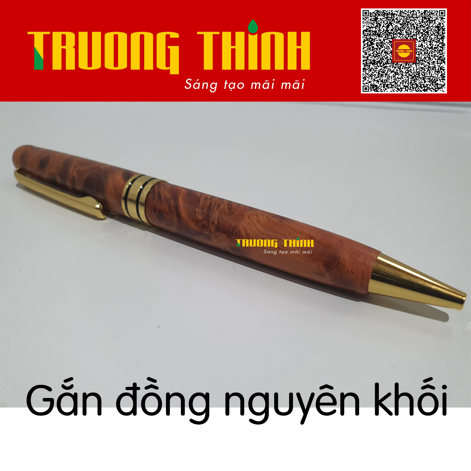 Bút Ký Gỗ Huyết Long Rồng Trường Thịnh Chính Hãng Sang Trọng Bền Đẹp Đẳng Cấp  Doanh Nhân.Loại Xoắn 15cm