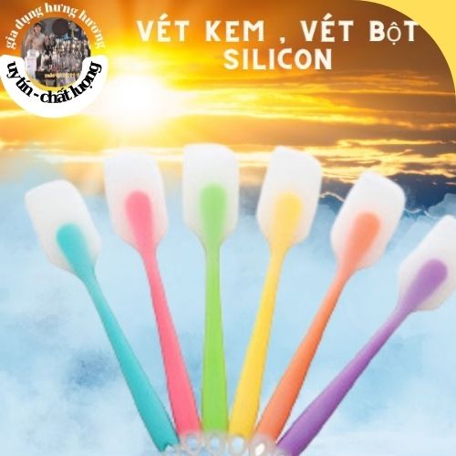 Muỗng vét kem silicon
