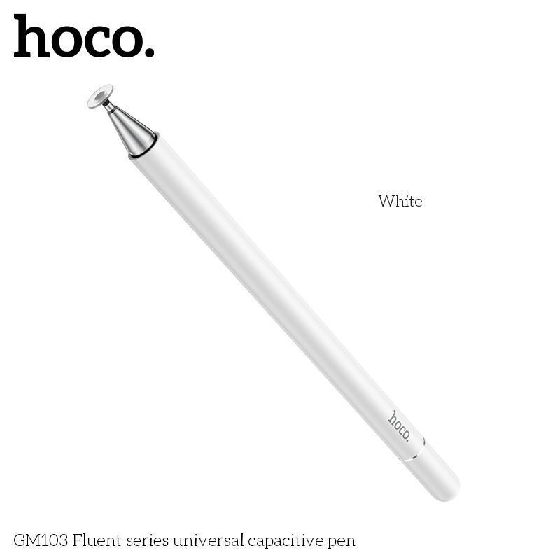 Bút cảm ứng điện dung đa năng Hoco GM103, phụ kiện viết cảm ứng nét vẽ mượt mà cho máy tính bảng, điện thoại hàng chính hãng