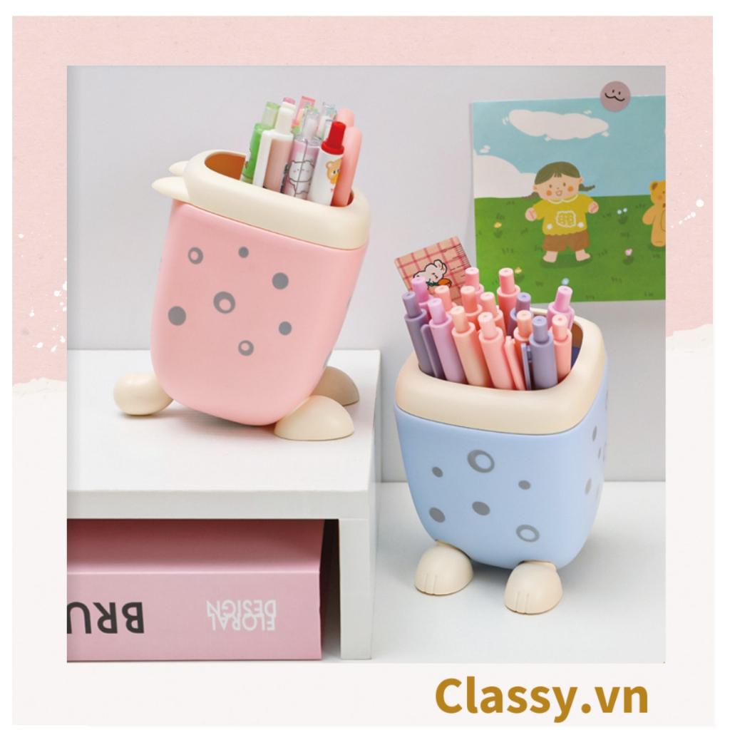 Classy Ống cắm bút để bàn màu pastel chân mèo siêu cute PK1410