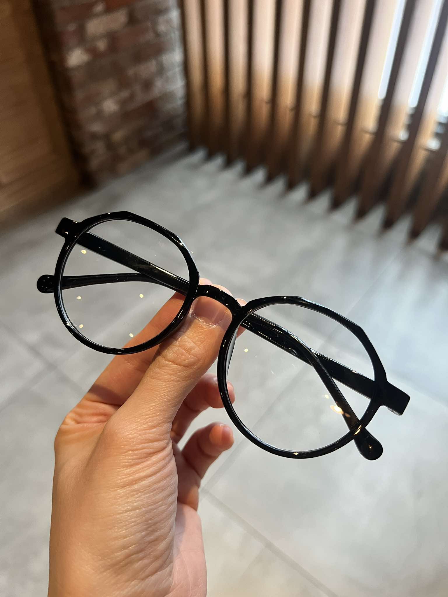 Kính Mắt tròn gọng nhựa nhẹ cho nam nữ
