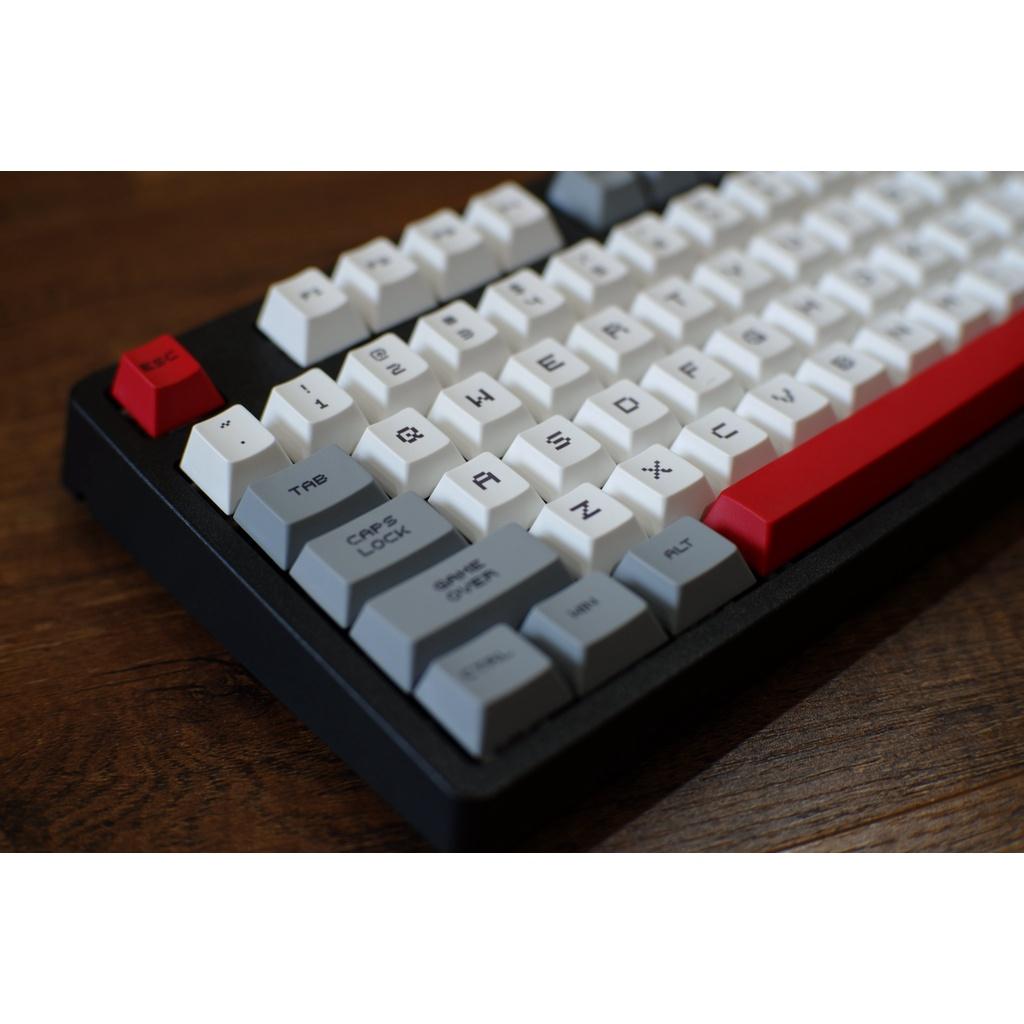 Keycap cho bàn phím Pacman 8Bit Thick PBT Cherry Profile 114 Phím