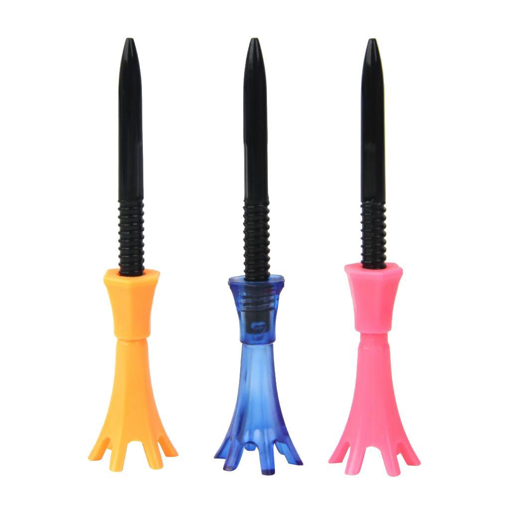 3 Pieces  Golf Tees Oriented Guide Rotatable Flex Tees Guide Tee