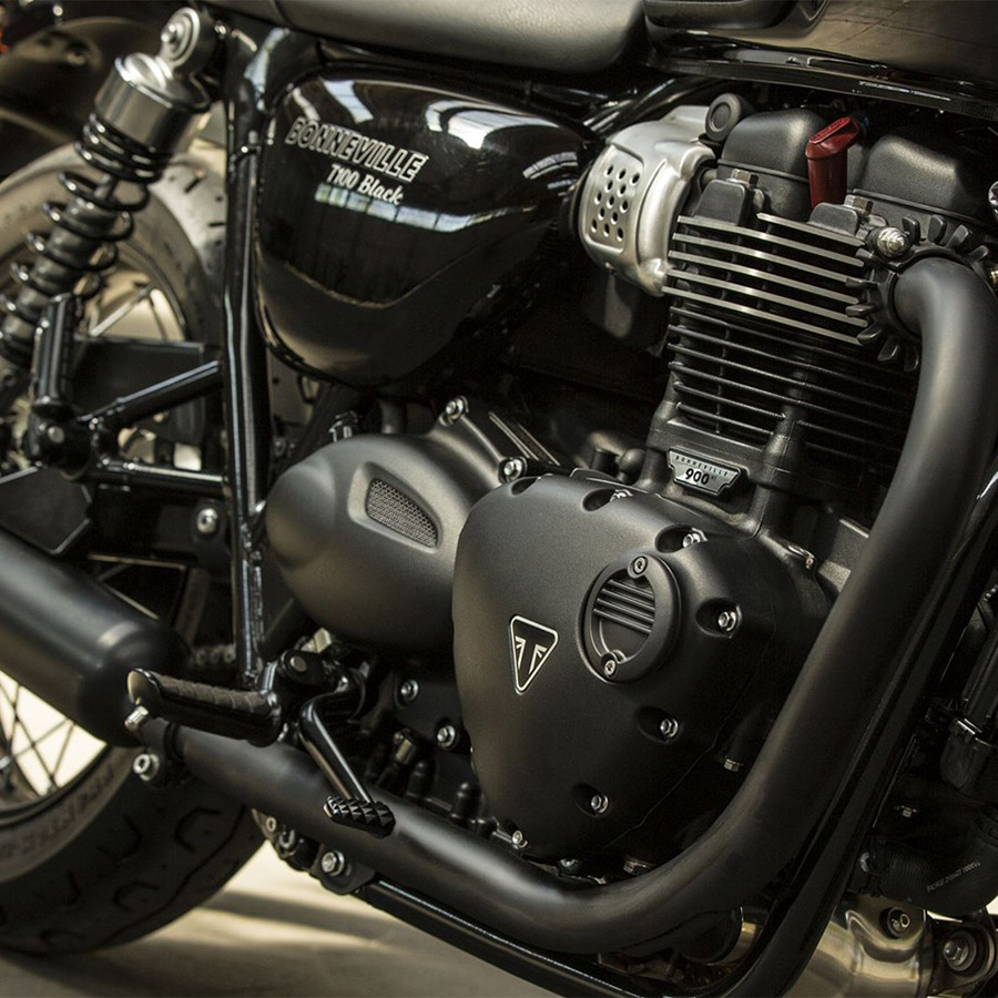 Xe Môtô Triumph Bonneville T100 Black - Đen Bóng