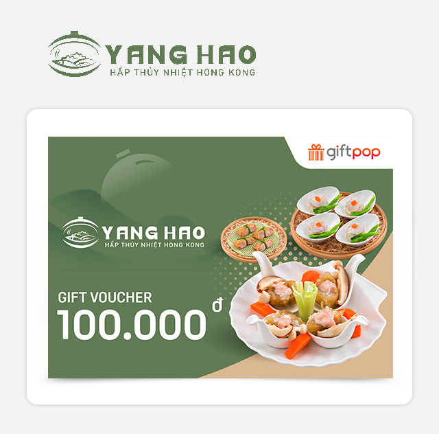 Evoucher Phiếu Quà Tặng Yang Hao 100K