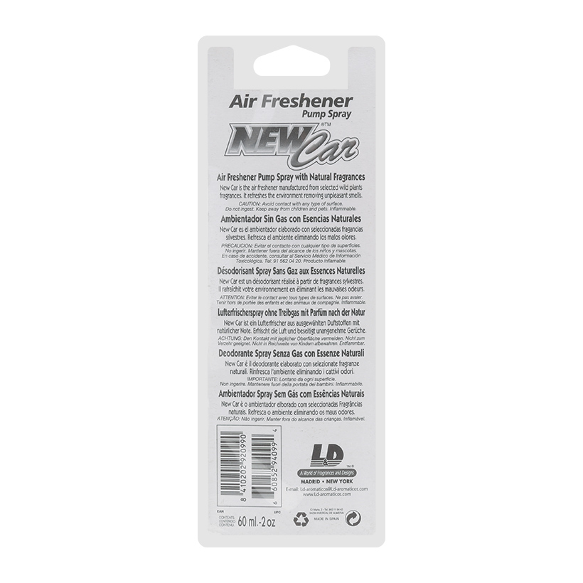 Nước Hoa Ô Tô Dạng Xịt L&amp;D New Car Wind Pine 60ml