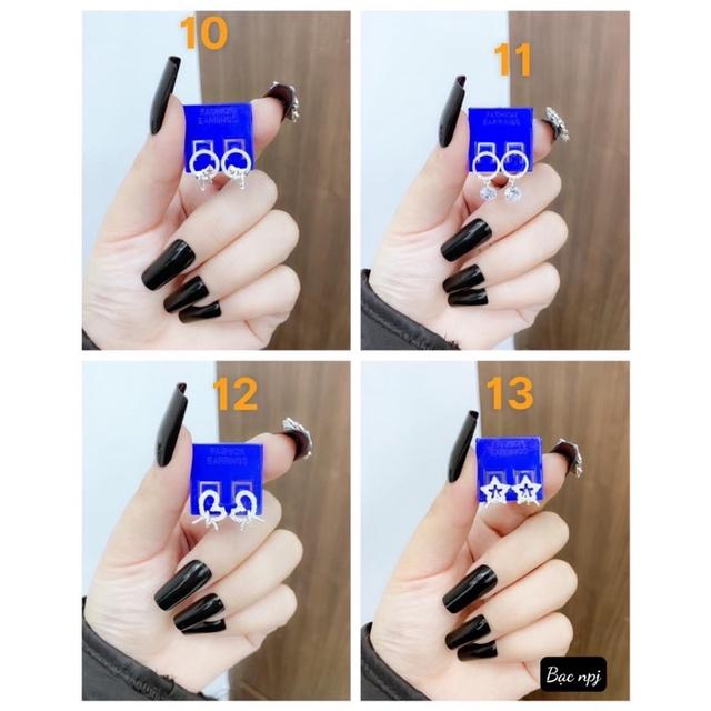 Bông Tai nữ Bạc Ta , Mẫu hoa tai xinh xắn , Siêu rẻ - bạc Npj