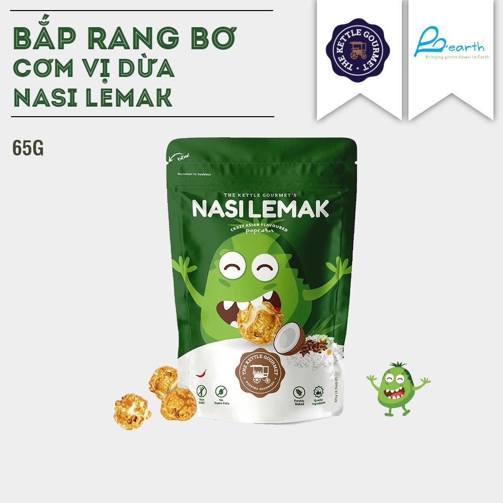 BẮP RANG BƠ VỊ CƠM DỪA NASI LEMAK THƯƠNG HIỆU THE KETTLE GOURMET - NASI LEMAK POPCORN 65G/BỊCH