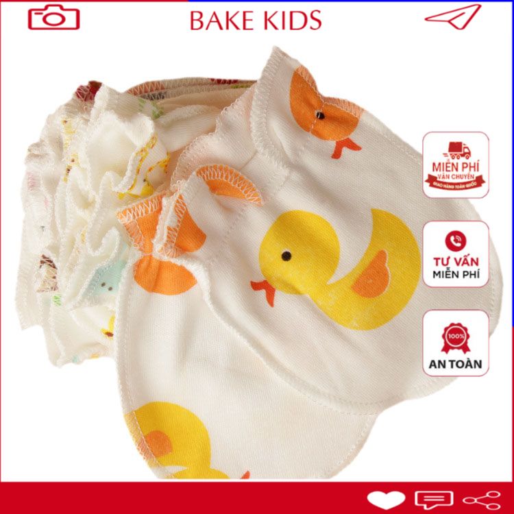Bao Tay Trẻ Sơ Sinh Cotton 0-5 Tháng Giúp Giữ Ấm Và Bảo Vệ Bàn Tay Cho Bé