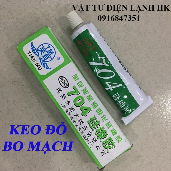 Keo silicon đổ mạch chống nước cách điện 704 705 - Keo đổ mạch điện tử máy giặt hộp đỏ - xanh