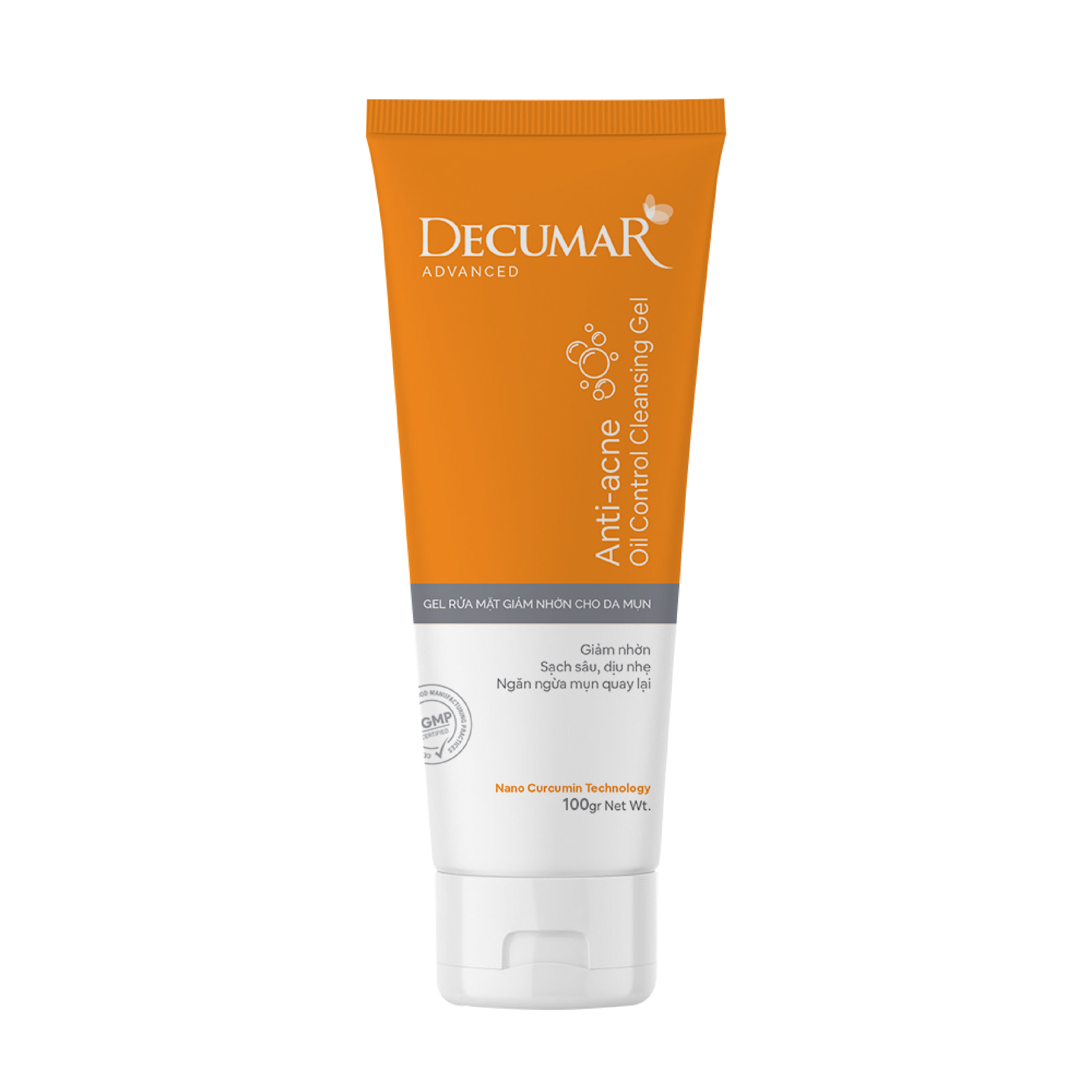 Sữa rửa mặt dạng Gel Decumar Clean Advanced 100gr hoàn toàn mới kiểm soát nhờn mụn