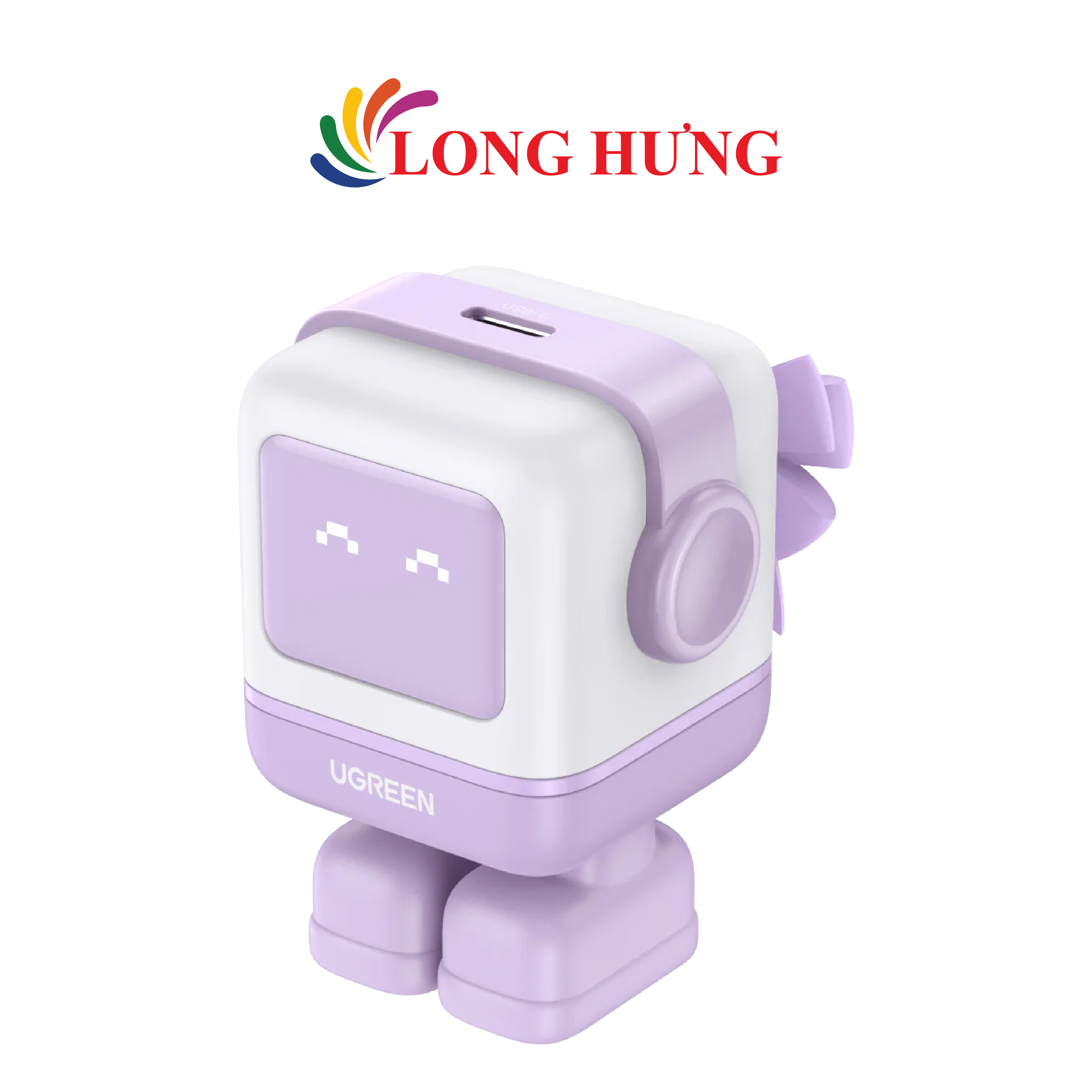 Cốc sạc Ugreen Uno RG GaN 1C Robot Fast Charger 30W CD359 - Hàng chính hãng