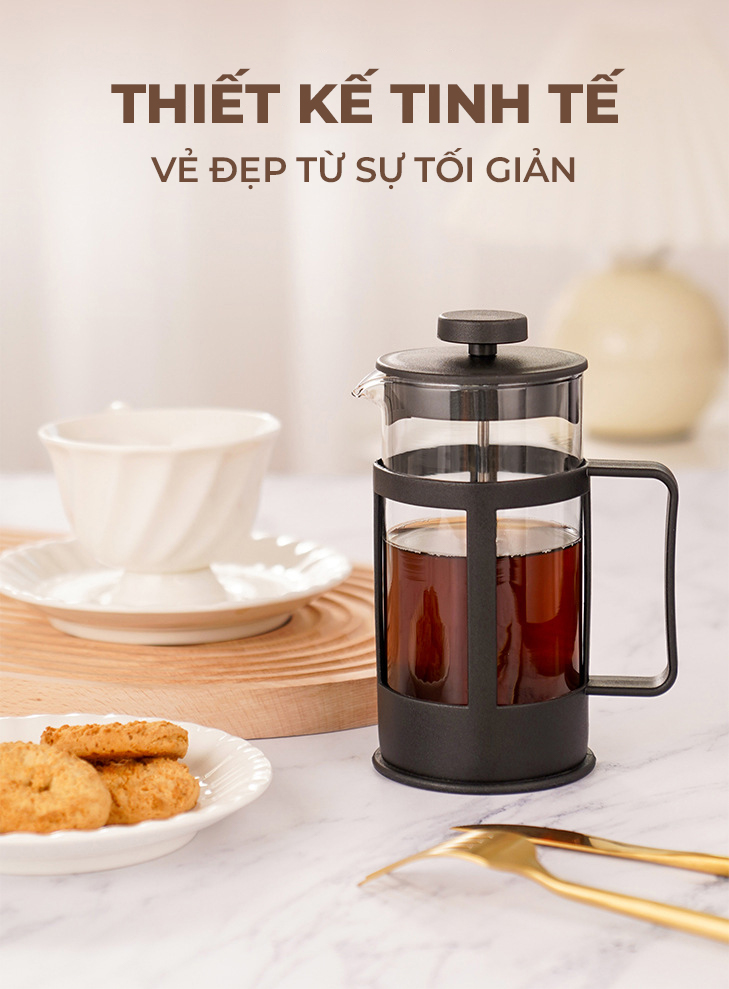 Bình Pha Cafe Thế Hệ Mới Dễ Dàng, Tiện Lợi ( 350ml)