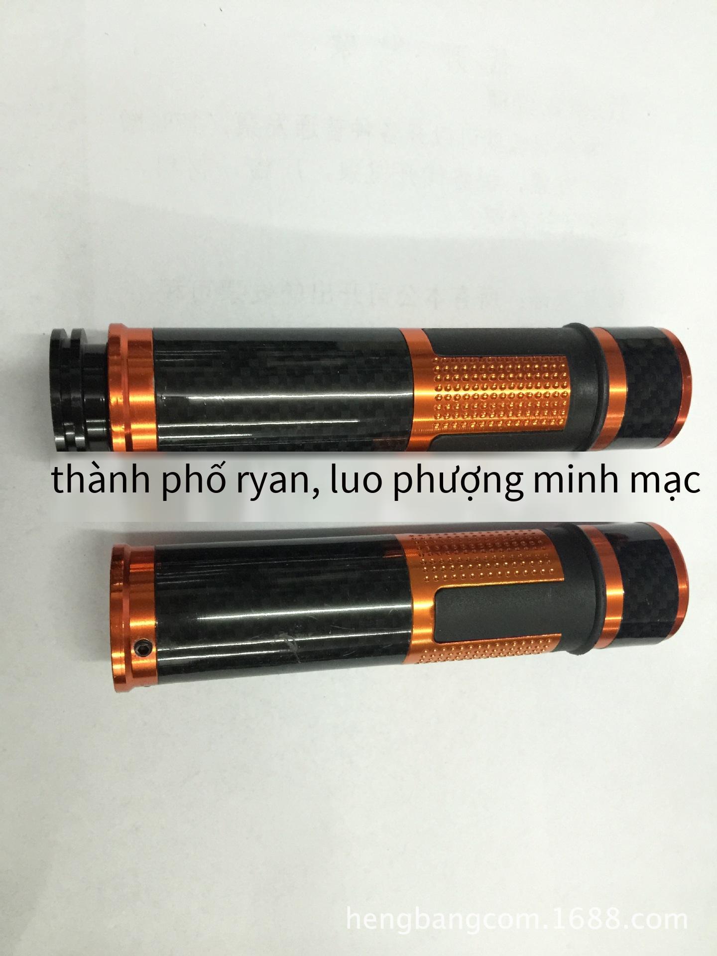 Phong cách mới nhất máy dầu xe máy xe điện xe địa hình tay cầm bằng sợi carbon sửa đổi tay cầm ga dầu tay ga loại tay cầm màu