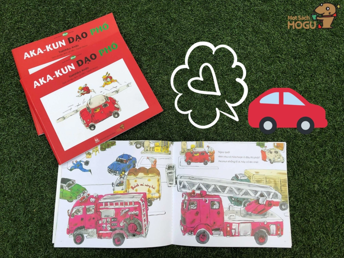 Ehon - Aka-Kun Dạo Phố